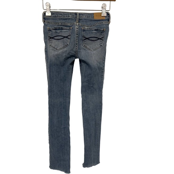 Abercrombie Kids Maddy Light Blue Jeans Size 10 Slim Stretch Pre-owned - Picture 4 of 11